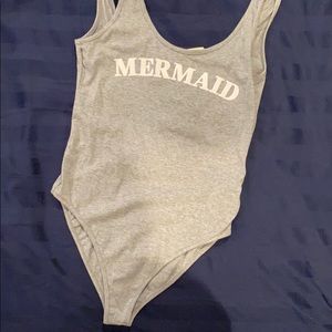 “Mermaid” tank bodysuit